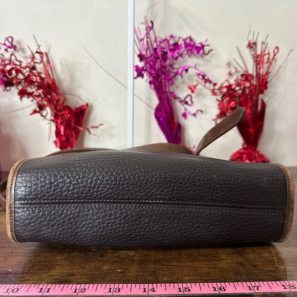 Vintage Dooney and Bourke Black and Brown Crossbody - Picture 3 of 11